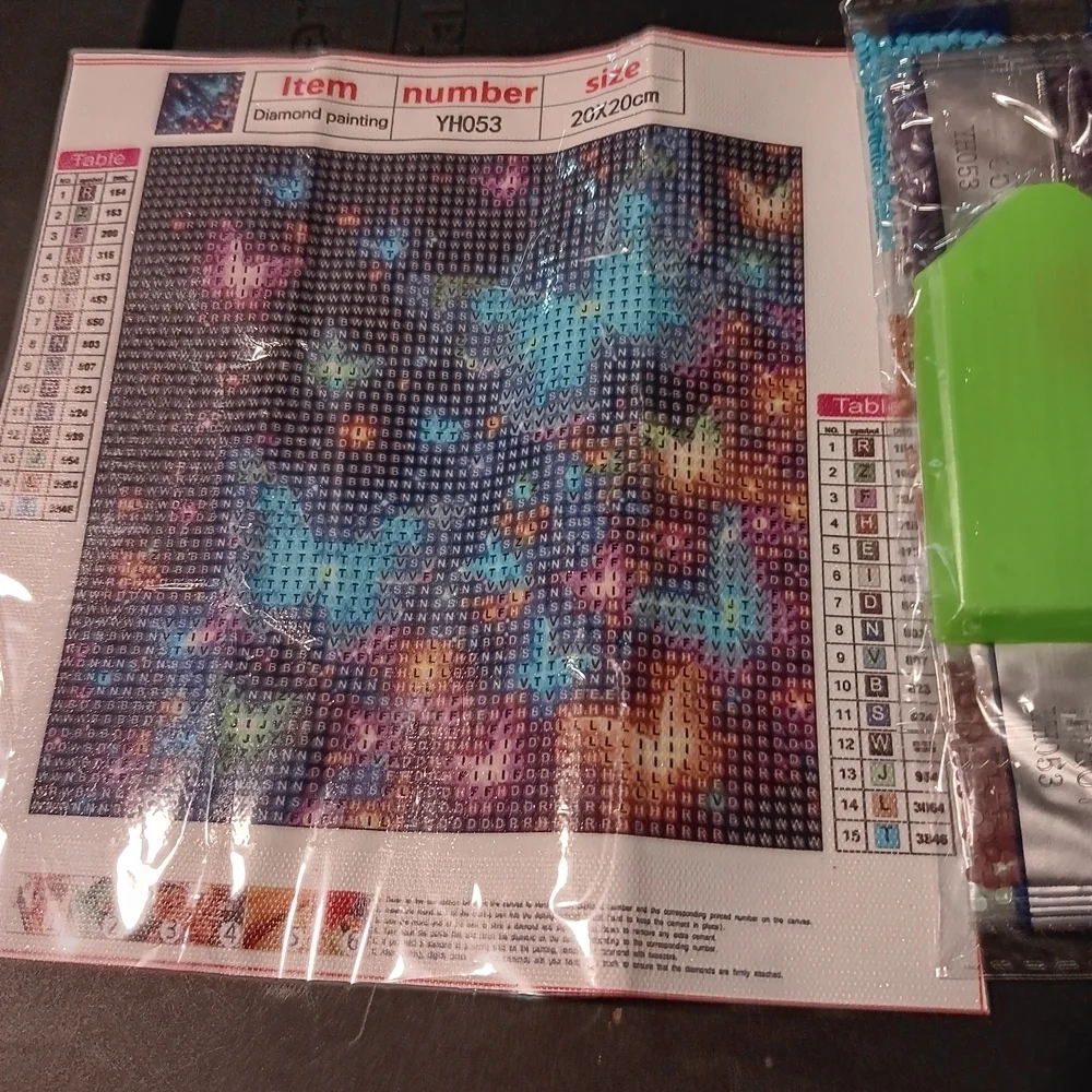Colorful Butterfly Diamond Painting Kit 20x20